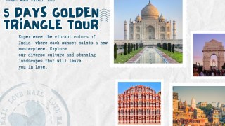 Golden Triangle: Delhi Agra Jaipur Tour by Car 4N5D | Pioneer Holidays